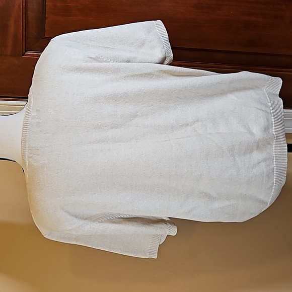 ALFRED DUNNER SWEATER SHORT SLEEVE PXL PETITE EMBROIDERY FLOWER VINTAGE - Picture 7 of 9